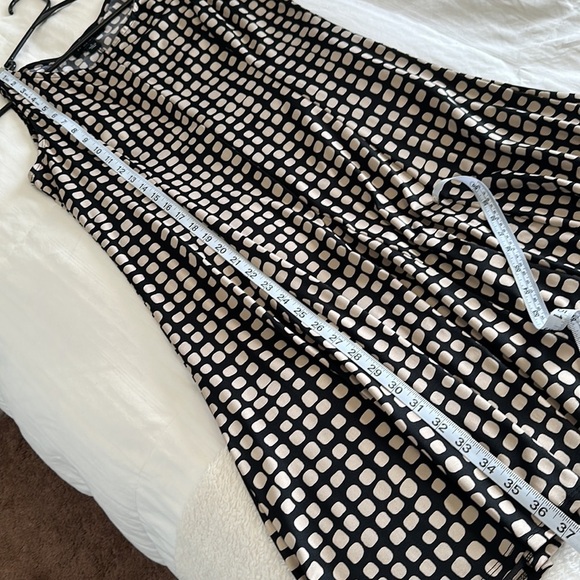 Perceptions New York Sleeveless Dress Black & Taupe Color Size Small - Picture 10 of 10